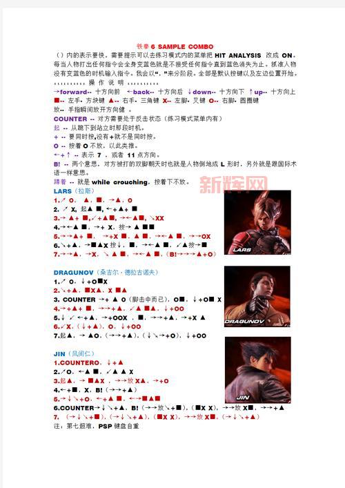 psp铁拳6哪个角色好用？实力角色推荐分析！
