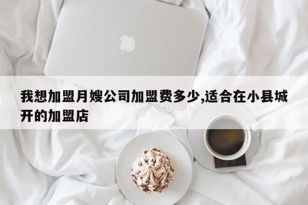 我想加盟月嫂公司加盟费多少,适合在小县城开的加盟店