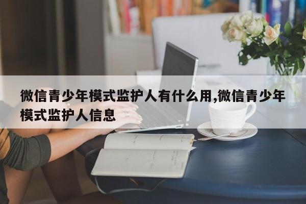 微信青少年模式监护人有什么用,微信青少年模式监护人信息