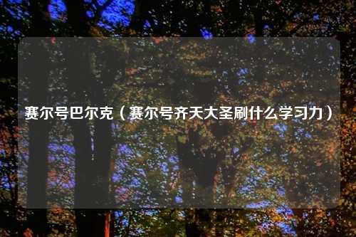 赛尔号巴尔克（赛尔号齐天大圣刷什么学习力）
