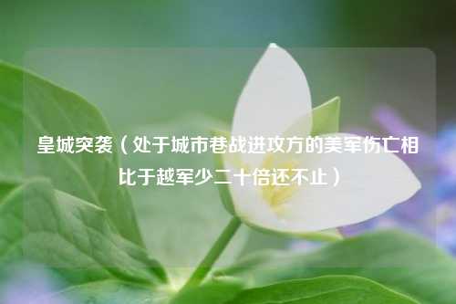 皇城突袭（处于城市巷战进攻方的美军伤亡相比于越军少二十倍还不止）