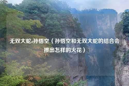 无双大蛇z孙悟空（孙悟空和无双大蛇的结合会擦出怎样的火花）