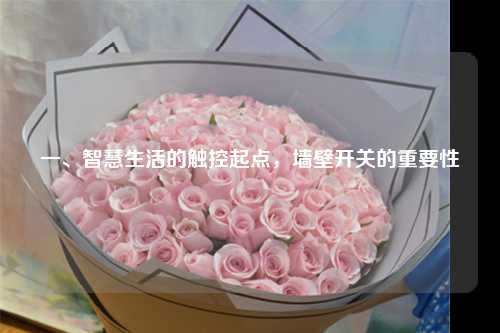 一、智慧生活的触控起点，墙壁开关的重要性