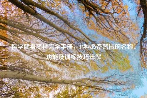 科学健身器材完全手册，15种必备器械的名称、功能及训练技巧详解