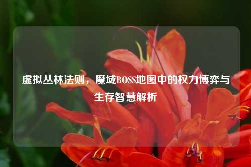 虚拟丛林法则，魔域BOSS地图中的权力博弈与生存智慧解析