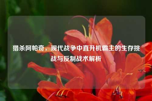 猎杀阿帕奇，现代战争中直升机霸主的生存挑战与反制战术解析